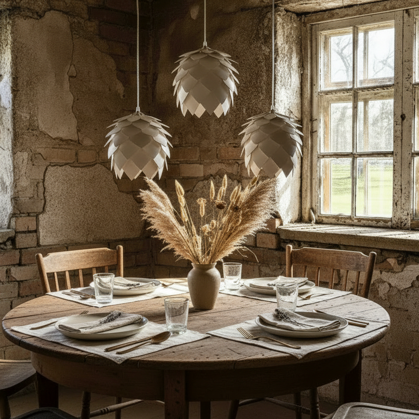 Vindueslampe/Loftlampe Skogsgläntan Hvid 25 cm