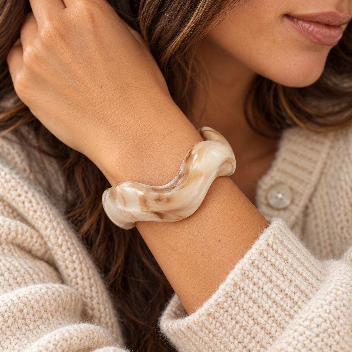 Armband Caramel Wave