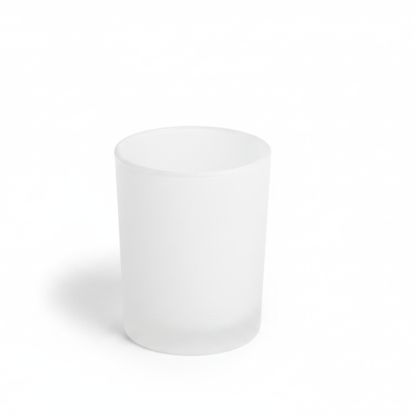 Tealight holder Frost Moon, White