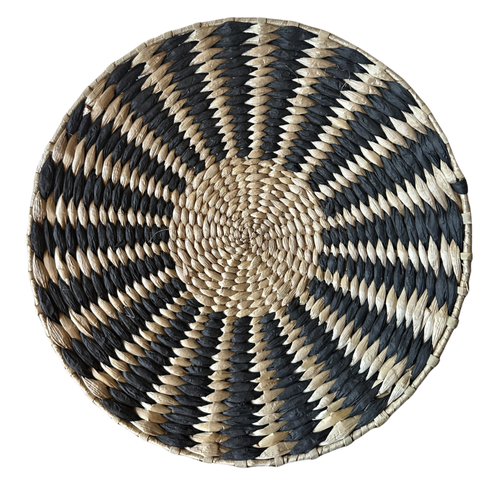 Väggdekoration Skagern, Stripe Svart