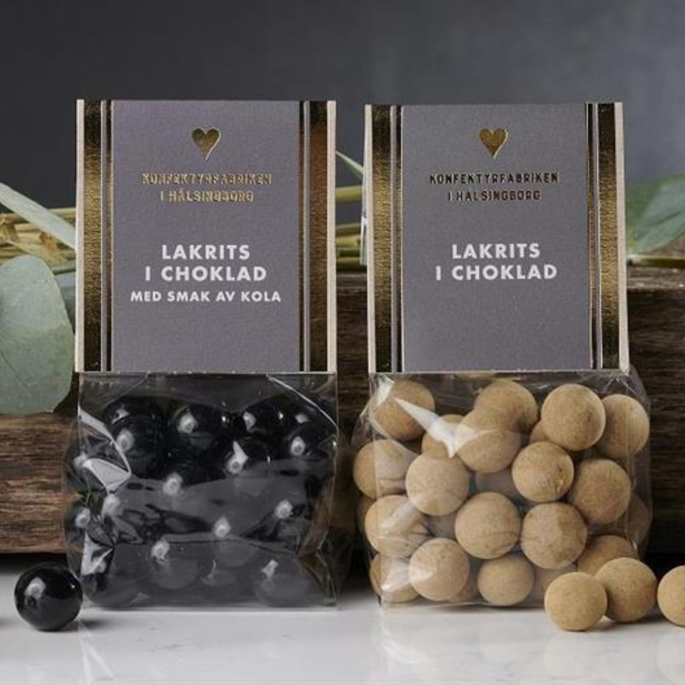 Licorice in chocolate 150g