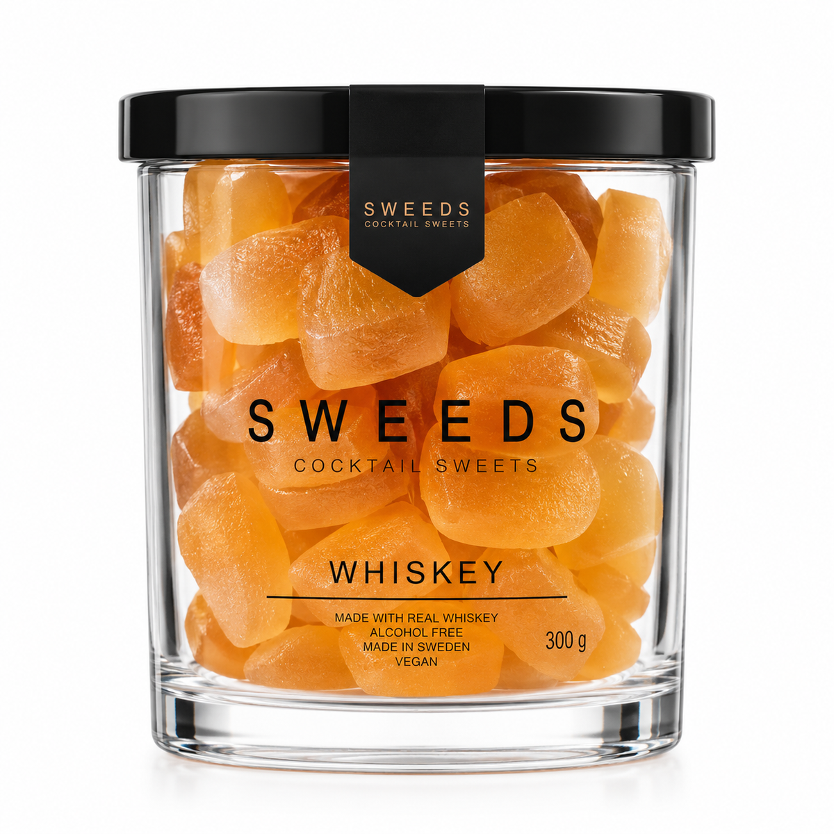 Lyxigt Vingummi - Whiskey, 300g