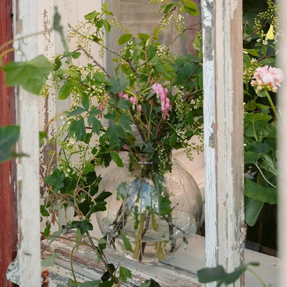 Vase Alinde, Klar glas