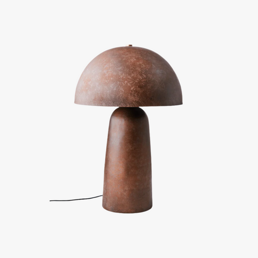 Bordslampa Fungi, Rostbrun