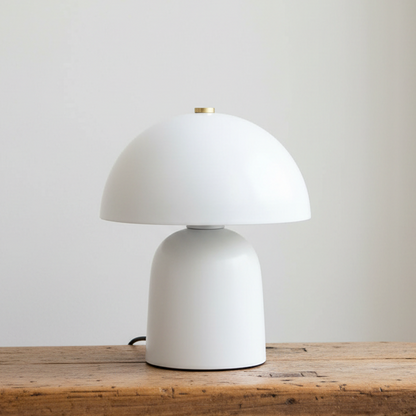 Fungi Vit bordslampa