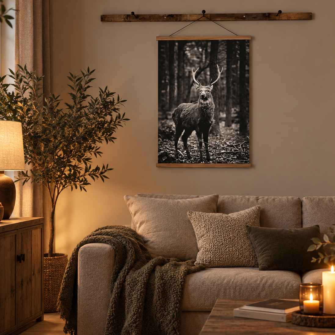 Canvasposter Skogens Hjort