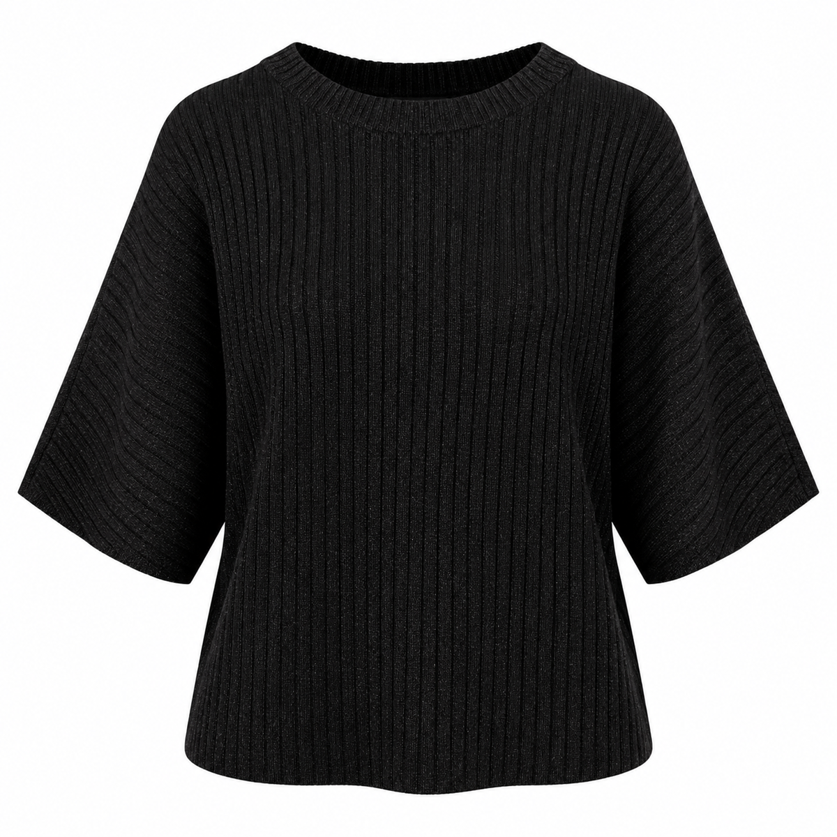Strikket Top Frances, Sort