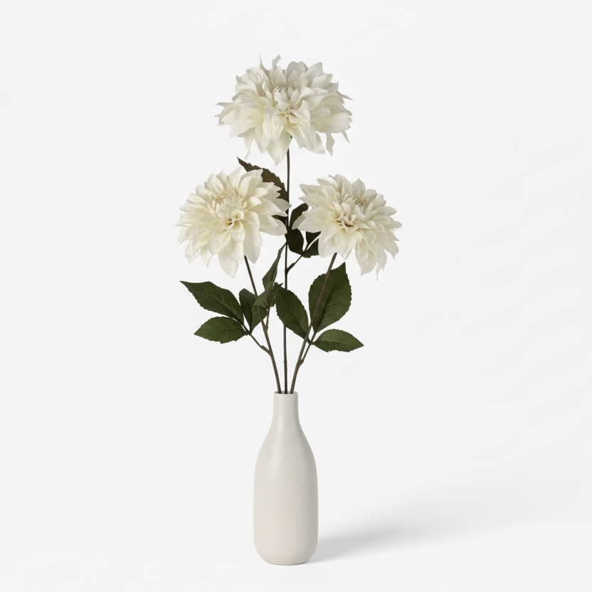 Dahlia 60cm, Cream