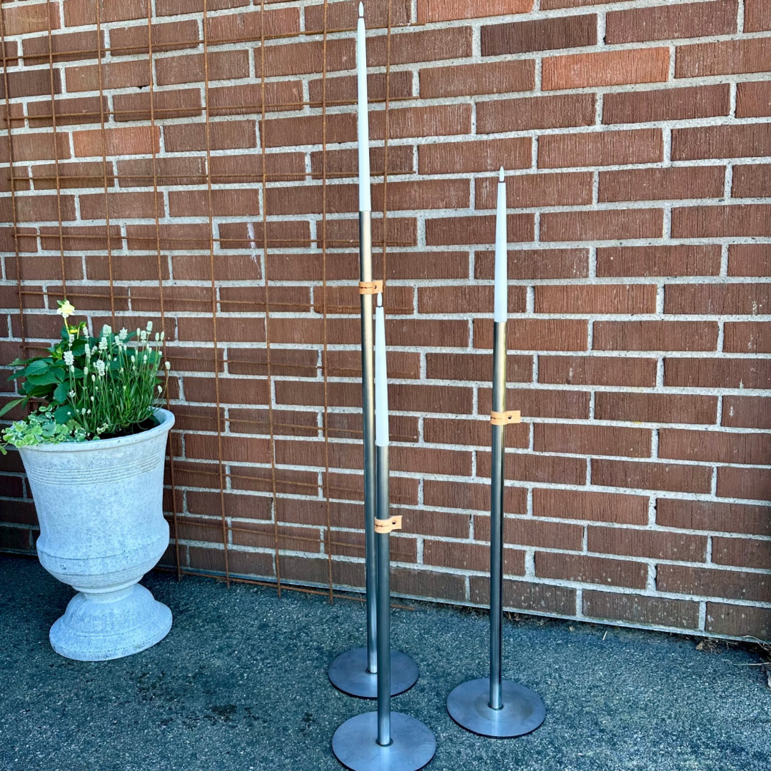 Håndlavet gulvlysestage | 60-100 cm
