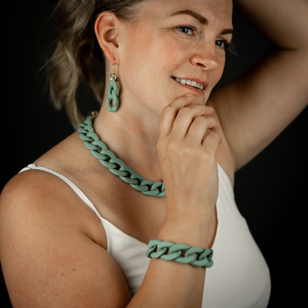 Armband petrol green
