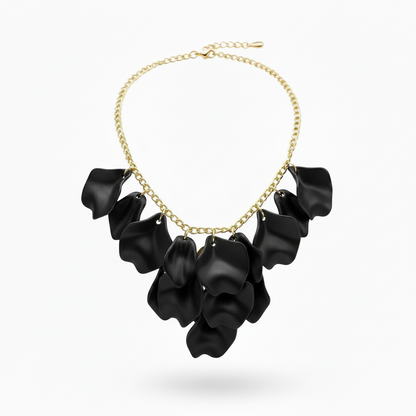 Halsband Midnight Drops, Svart