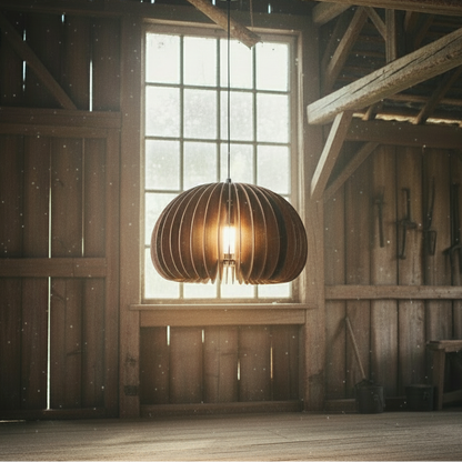 Loftlampe Lövbacka, Valnød