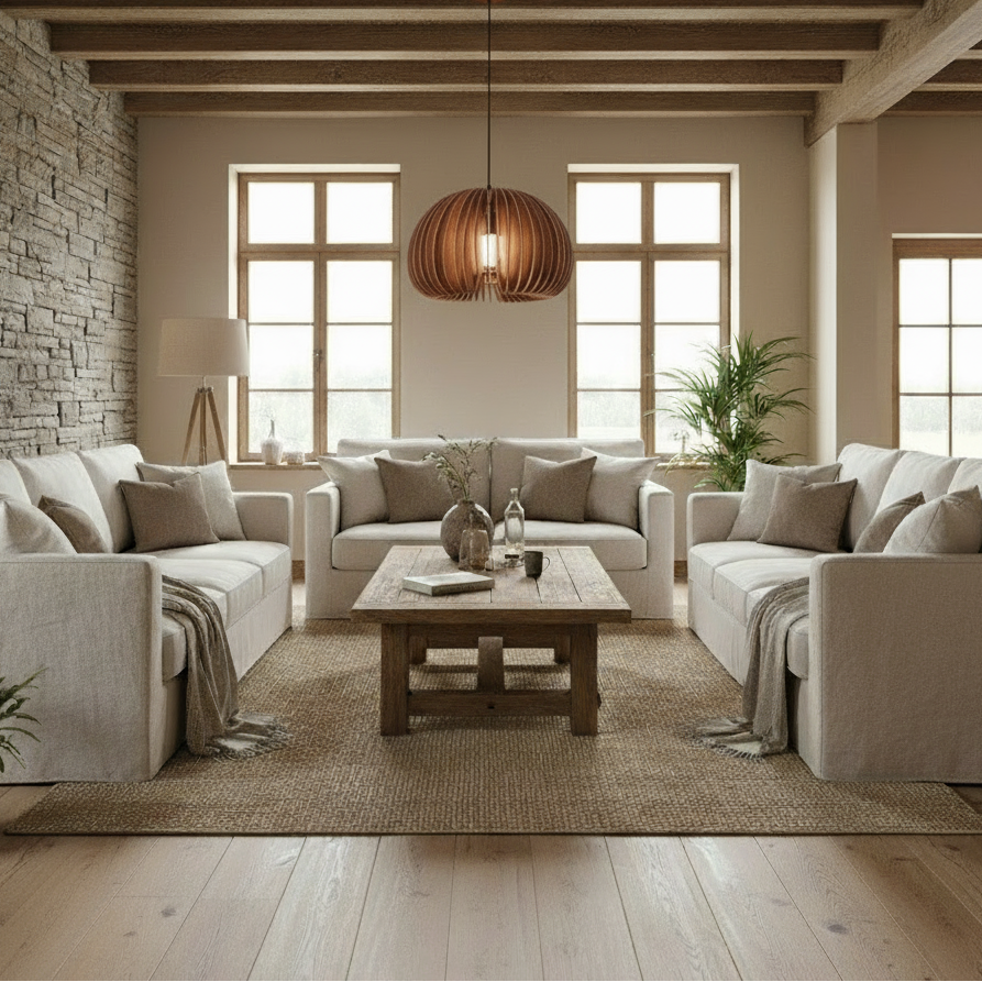 Loftlampe Lövbacka, Valnød