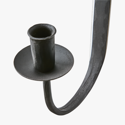 Wall candlestick Thor, black
