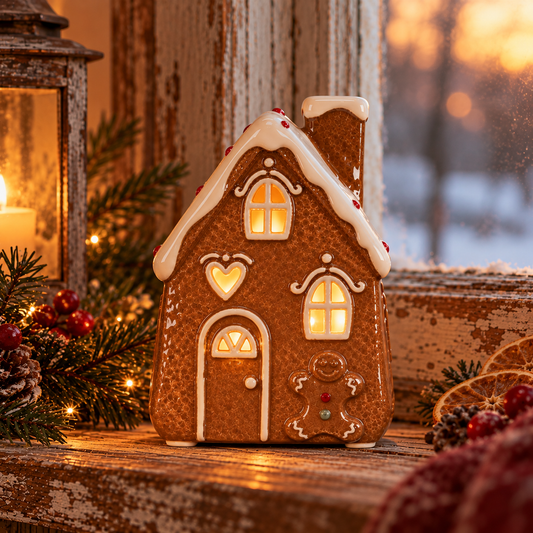 Ljuslykta, Keramikhus Ginger 12cm