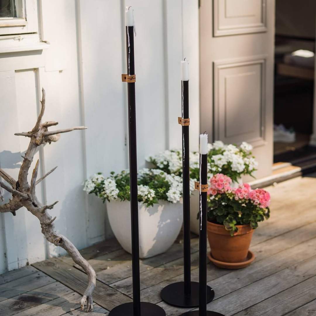 Håndlavet gulvlysestage | 60-100 cm