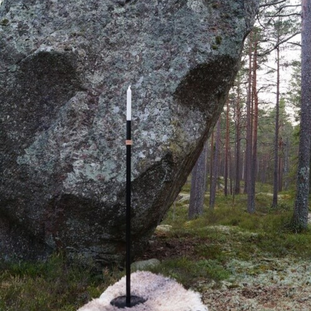 Håndlavet gulvlysestage | 60-100 cm