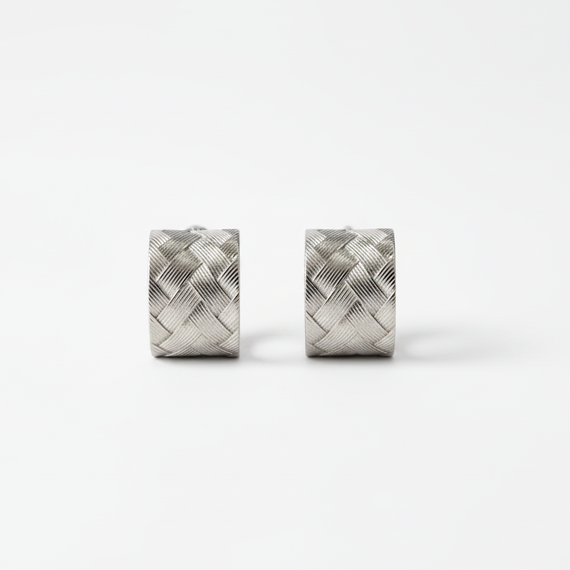 Örhängen Silver Weave
