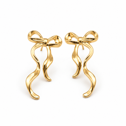 Örhängen Fancy Golden Bow