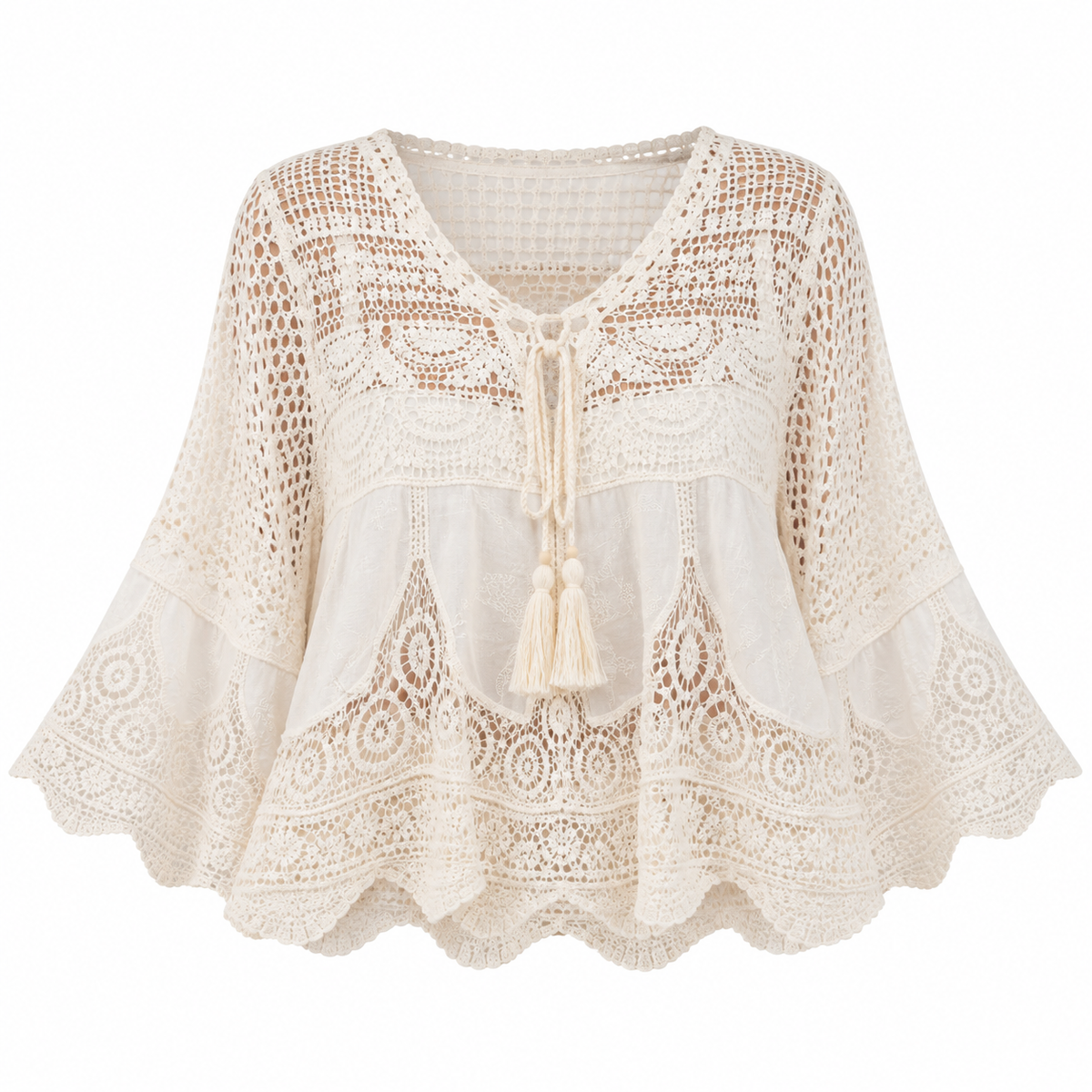 Blus Mickan, Beige
