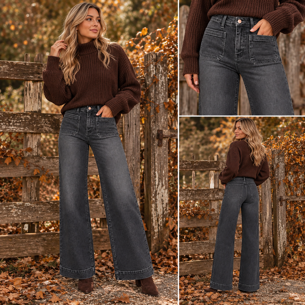 Jeans Noelle, Dark Grey Wash