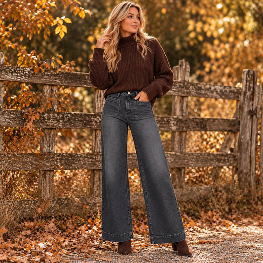 Jeans Noelle, Dark Grey Wash