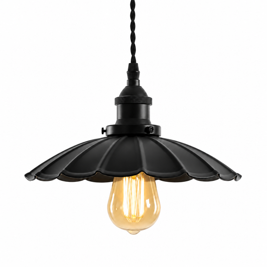 Fönsterlampa Skogsstjärna 25cm, Svart