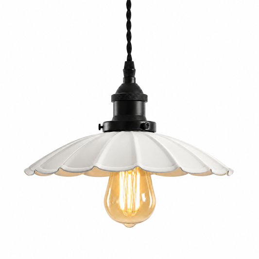 Fönsterlampa Skogsstjärna 25cm, Vit