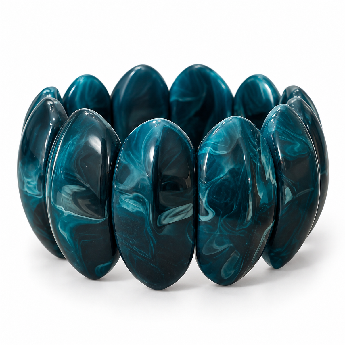 Armband Marble Muse, Deep Teal