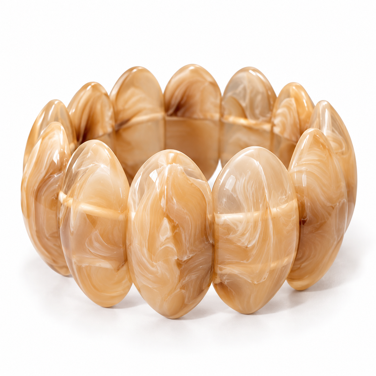Armband Marble Muse, Peach Champagne