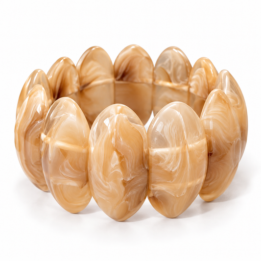 Armband Marble Muse, Peach Champagne
