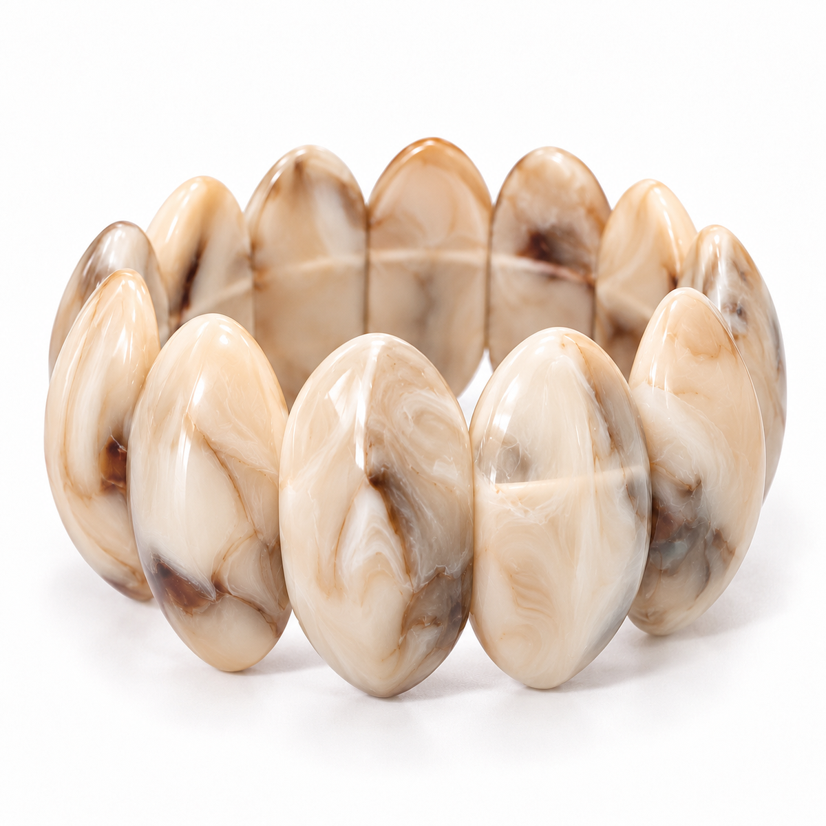 Armband Marble Muse, Ivory Mocha