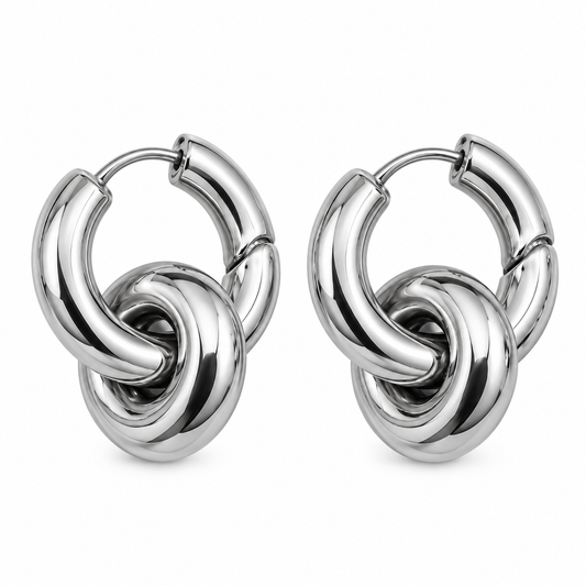 Örhängen Silver Knot