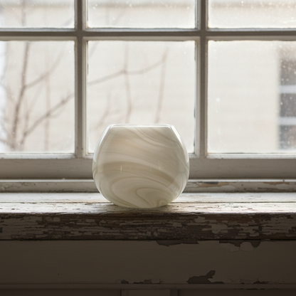 Lyslygte Swirl, Ivory