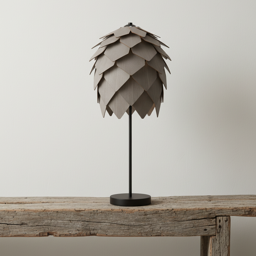 Table Lamp Skogsgläntan Tall, Grey