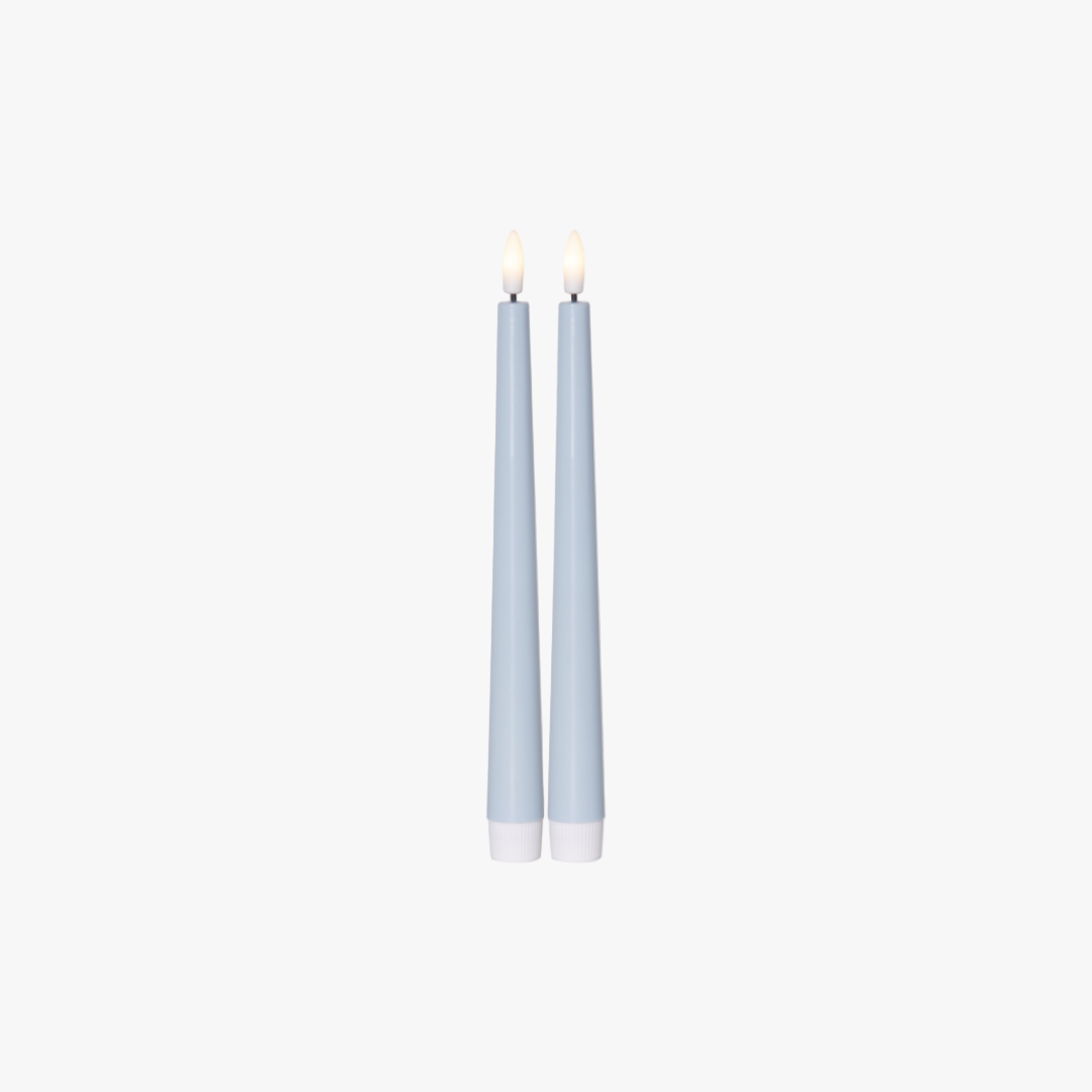 LED Antikljus 2-PACK Candy Blå