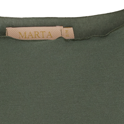 T-Shirt Långärmad Leonora, Militärgrön