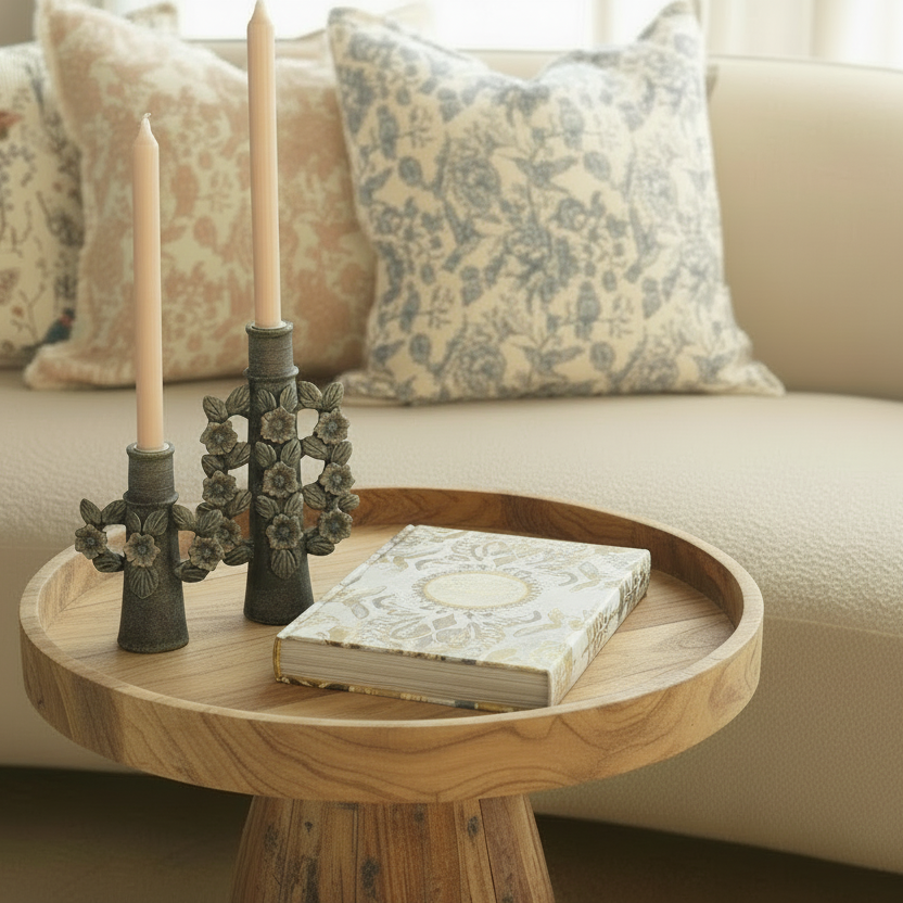 Wall candlestick Thor, black