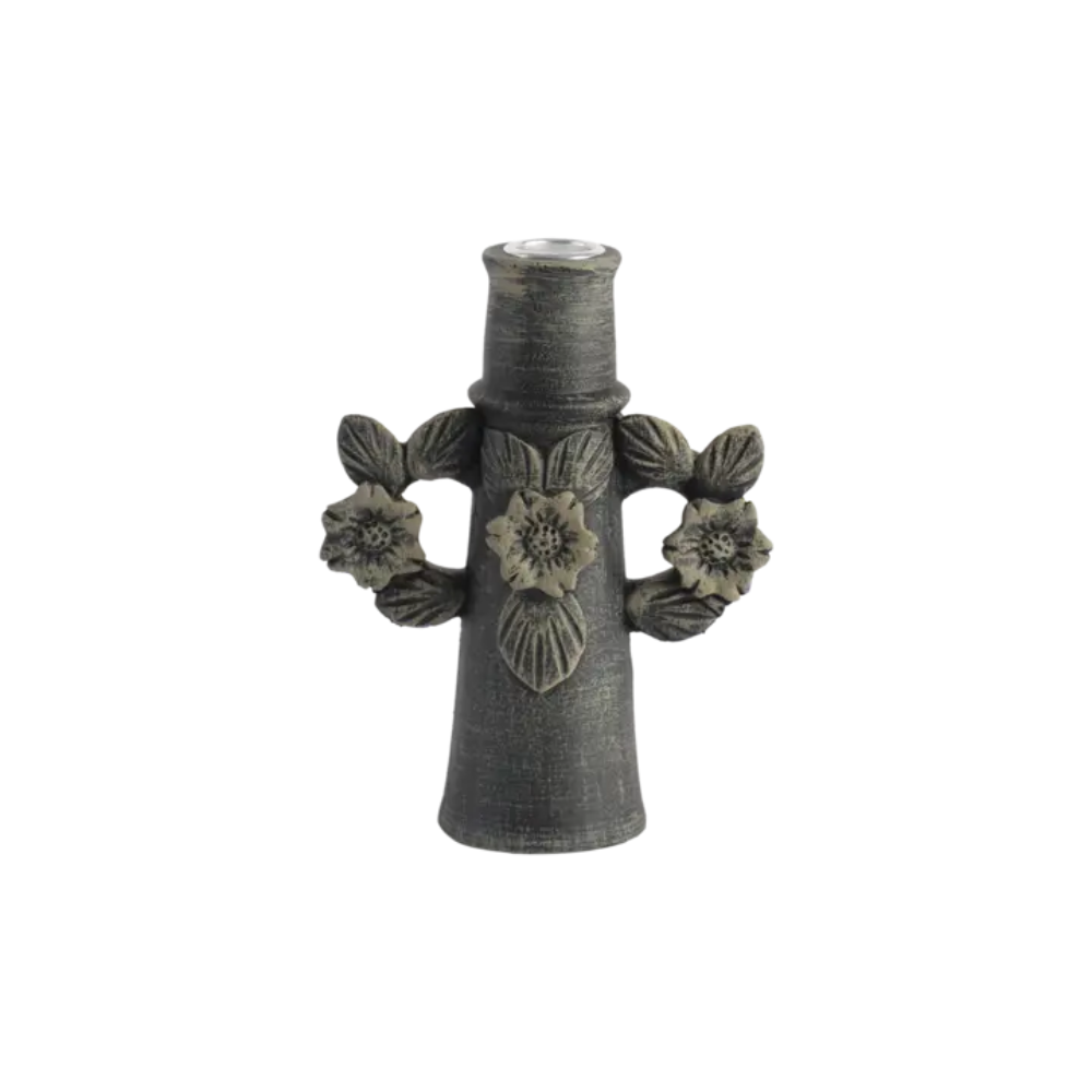 Wall candlestick Thor, black
