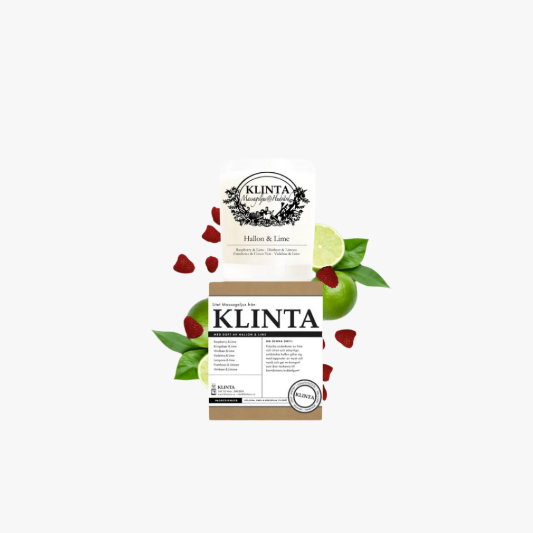 Scented/Massage Candle Raspberry & Lime
