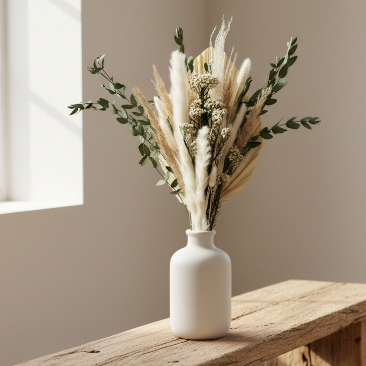 Mix Bouquet, palm leaves