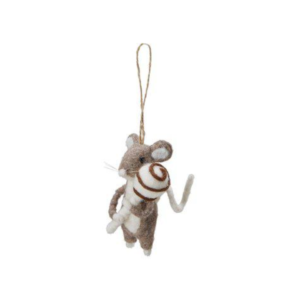 Mouse wool pendant