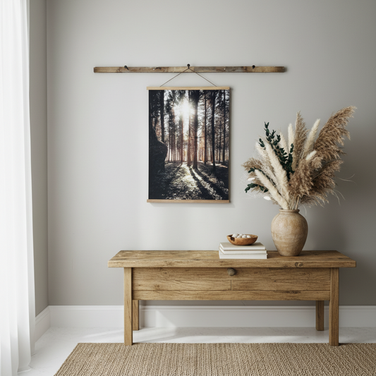 Canvasposter med ram, Skogsglänta