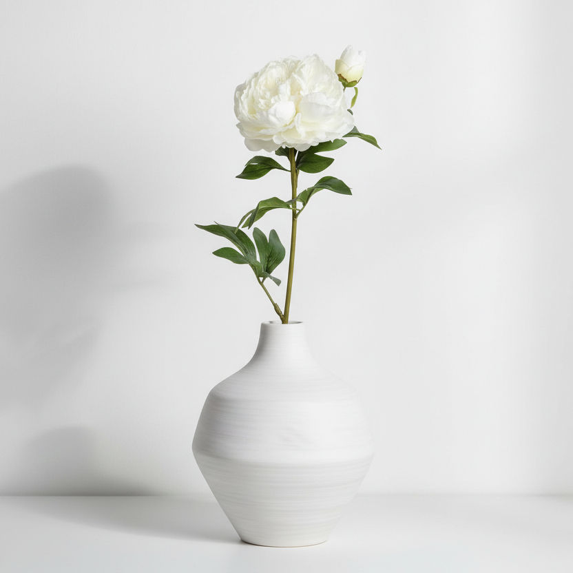 Pion 65cm, Hvid