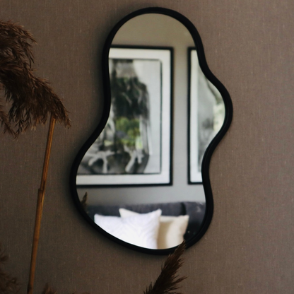Candle holder with mirror, Lollo