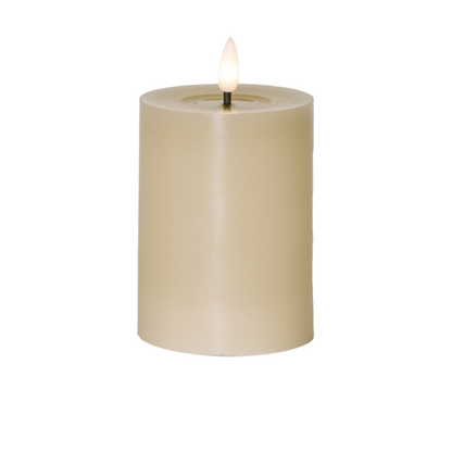 Batteriljus beige
