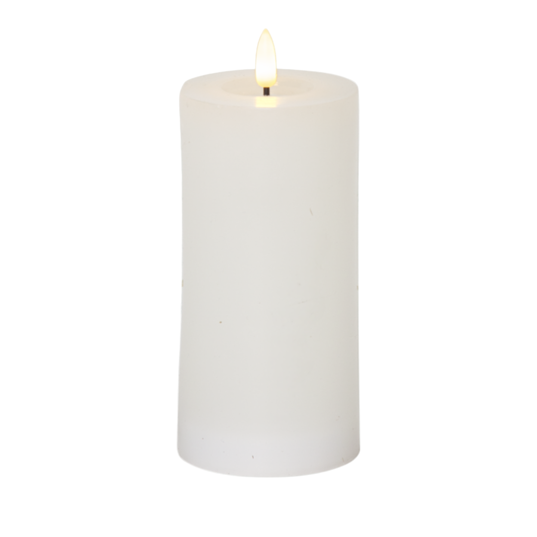 Batteriljus vit 15cm