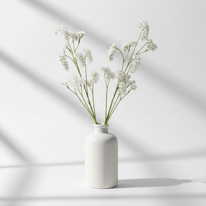 Blomma Statice white konstgjord