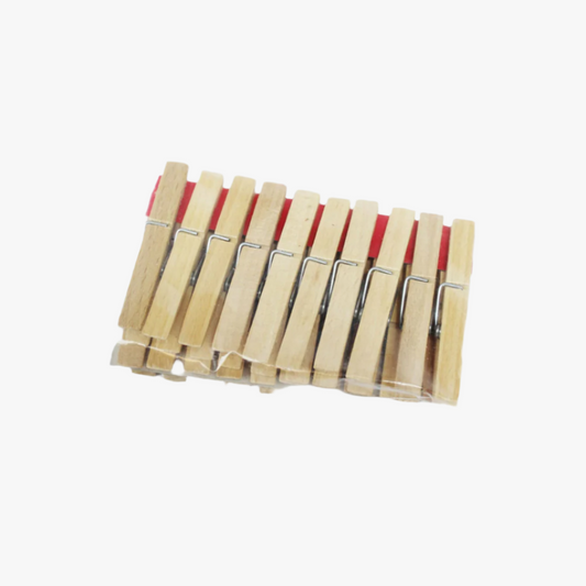 Tvättklämmor i trä 20-pack