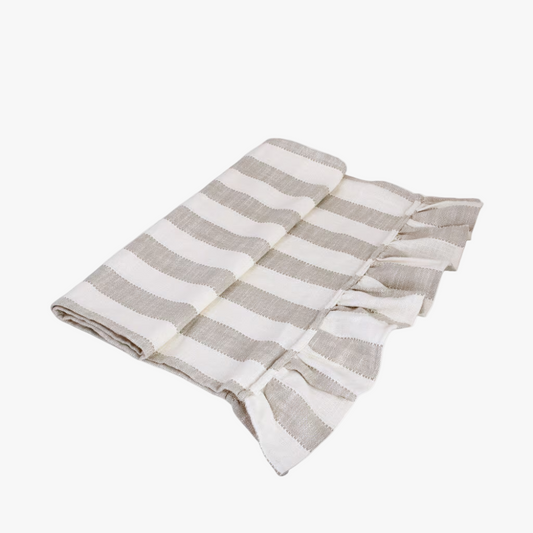 Löpare Ida Rand, Beige/Vit